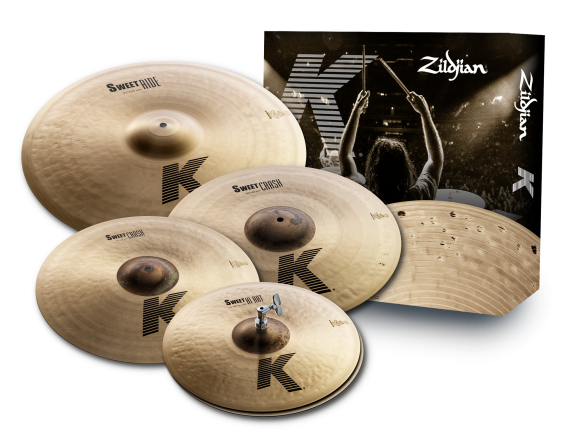 ZILDJIAN - ZIKS5791 - Cymbal set, K Zildjian, K Sweet Cymbal Pack, 15H/17+19Cr/21R
