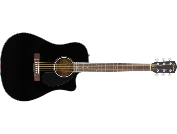 Fender - 0970113006 - CD-60SCE Dreadnought, Walnut Fingerboard, Black