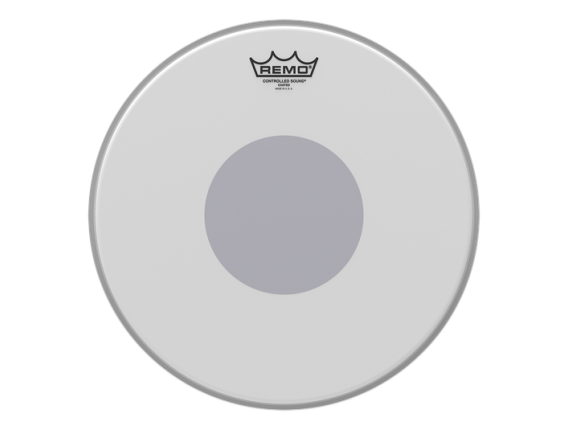 Remo CS-0110-10 - Peau CS 10" sablée + rond noir, pour tom