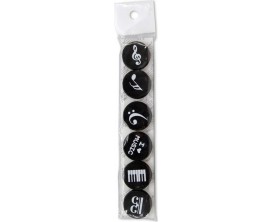 Music Notes 6 Magnets