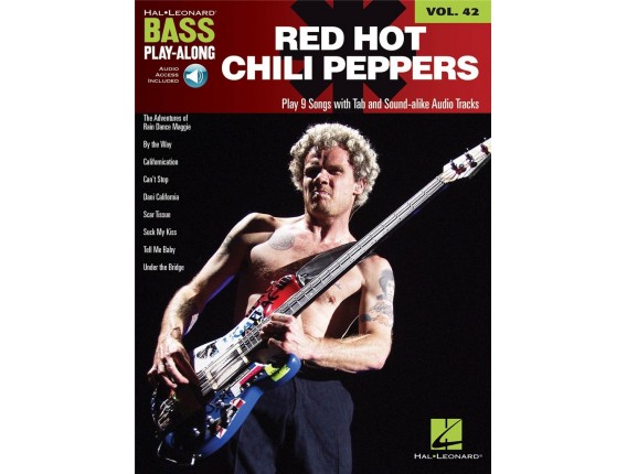 RED HOT CHILI PEPPERS - Bass Play-Along Volume 42