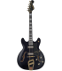 HAGSTROM - HSVIK6709 - Guitare électrique, 67' Viking, Black Gloss