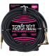 ERNIE BALL - Jack/jack coudé - 5,5m noir