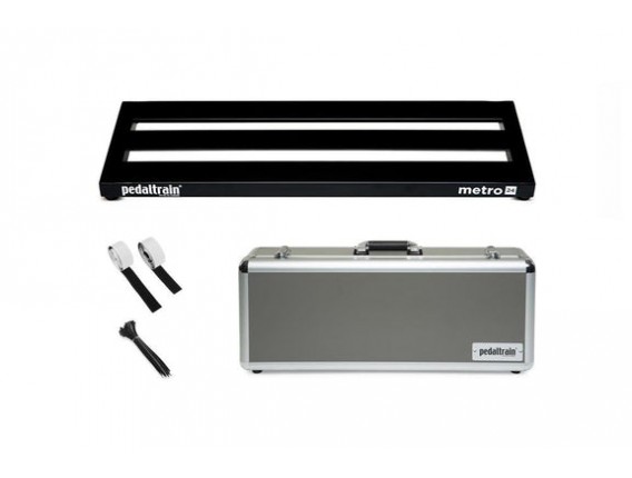 PEDALTRAIN PT-M24-HC Metro 24 HC - Pedalboard 60.9x20.3x3.5 cm, avec hardcase