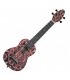 KEIKI K2SS-RKC - Ukulele Set Soprano, Red Kaleidoscope