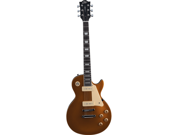 EKO - VL480-GTV Starter VL480 - Type LP - Aged Gold Sparkle P-90