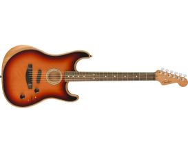 FENDER 0972023200 - American Acoustasonic Stratocaster, Ebony Fingerboard, 3-Color Sunburst
