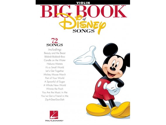 The Big Book Of Disney Songs Pour Violon