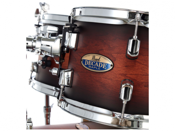 PEARL DMP925S/C260 - Decade Maple Drum Kit 5 pces avec Hardware, Satin Brown Burst