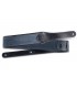 TAYLOR 4300-25 - Blue Denim Strap, Navy Leather Edges 2.5"