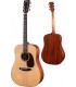 EASTMAN E2D - Dreadnought, Cèdre massif / Sapele massif, Finition CLA (housse fournie)