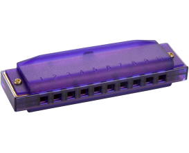 HOHNER M1110 Happy Color Harp C (Do), harmonica plastique pour enfants, Violet