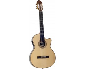 JUAN SALVADOR JS1TH - Guitare classique 4/4, Epicéa massif , Electro-acoustique , finition naturel