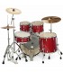 SONOR AQX RMS - Batterie Acoustique 5 pièces avec Hardware et Cymbales en Bronze B8 - Red Moon Sparkle