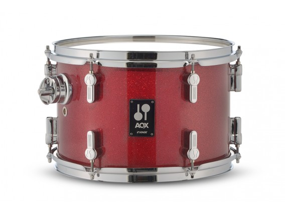 SONOR AQX RMS - Batterie Acoustique 5 pièces avec Hardware et Cymbales en Bronze B8 - Red Moon Sparkle
