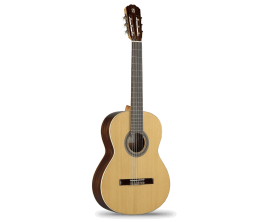 ALHAMBRA 2C - Guitare Classique 4/4, table en cèdre, dos et éclisses en acajou