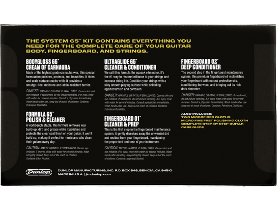 DUNLOP 6500 - Kit d'entretien Guitare