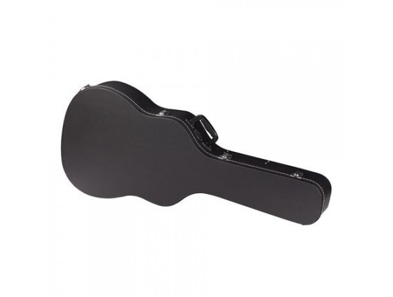 ROCKCASE RC 10609 B/SB - Standard Line - Acoustic Guitar Hardshell Case - Black Tolex