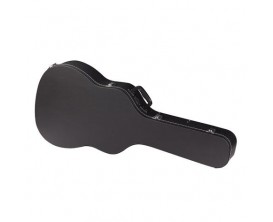 ROCKCASE RC 10609 B/SB - Standard Line - Acoustic Guitar Hardshell Case - Black Tolex