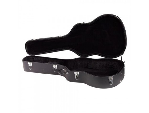 ROCKCASE RC 10609 B/SB - Standard Line - Acoustic Guitar Hardshell Case - Black Tolex