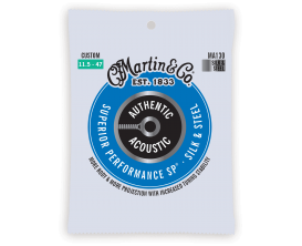 MARTIN STRINGS MA130 - Silk & Steel - Authentic, Silk & Steel, 11.5 - 47.0
