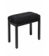 STAGG PB36 BKM VBK - BANQUETTE NOIR MAT+ Velour NOIR