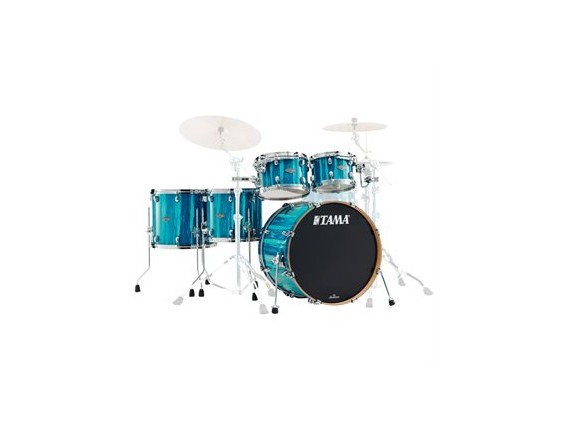 TAMA MBS52RZ-SKA - Starclassic Performer Kit de Fûts 5 Pièces, 7/6 plis Bouleau et Erable, Sky Blue Aurora