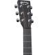 MARTIN OMC-X1E-BLK - Guitare folk électro-acoustique format 000, avec housse