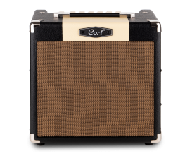 CORT CM15R BK - Combo guitare électrique 15 watts 2 canaux, HP 8", Reverb, Noir