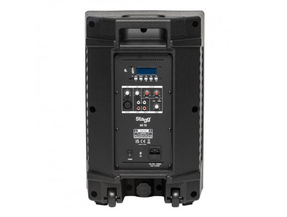 STAGG AS10 EU - Enceinte active 2 voies 10", classe D, Bluetooth stéréo TWS, puissance nominale 125 watts