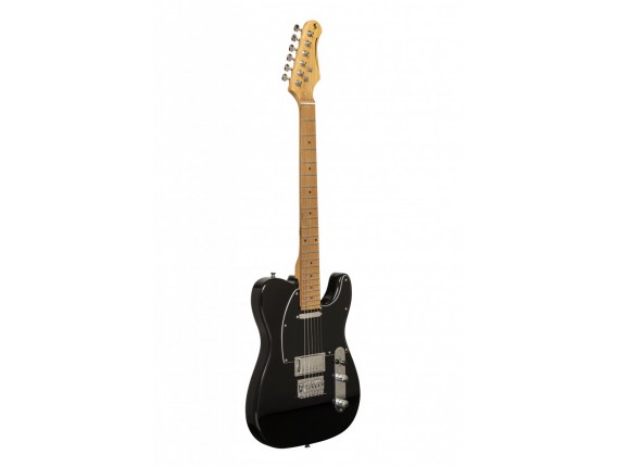 STAGG SET-PLUS BK - Guitare électrique Vintage série "T"- plus, Black