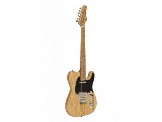 STAGG SET-PLUS NAT - Guitare électrique Vintage série "T"- plus, Natural