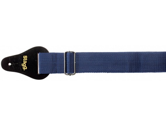 STAGG BJA006BL - Sangle en nylon, bleu