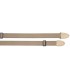 STAGG SNV5 BE - Sangle en coton, embouts en cuir, Beige