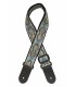 STAGG SWO-DIAM BLUE - Sangle de guitare en nylon tissé, motif diamant, bleu