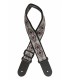 STAGG SWO-DIAM GREY - Sangle de guitare en nylon tissé, motif diamant, gris
