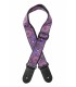STAGG SWO-PSLY 1 PNK - Sangle en nylon tissé avec motif paisley 1, rose