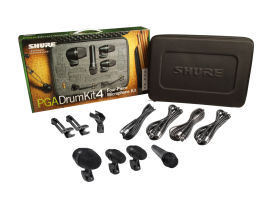 SHURE PGADRUMKIT4 - Kit de Micros pour Batterie Acoustique