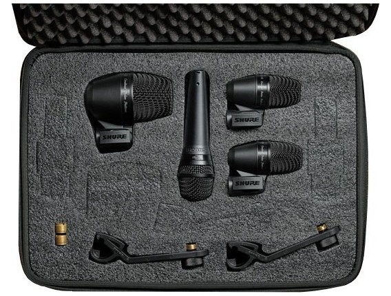 SHURE PGADRUMKIT4 - Kit de Micros pour Batterie Acoustique