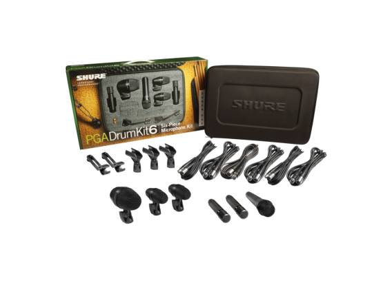 SHURE PGADRUMKIT6 - Kit de Micros pour Batterie Acoustique