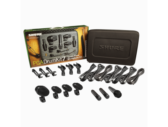 SHURE PGADRUMKIT7 - Kit de Micros pour Batterie Acoustique
