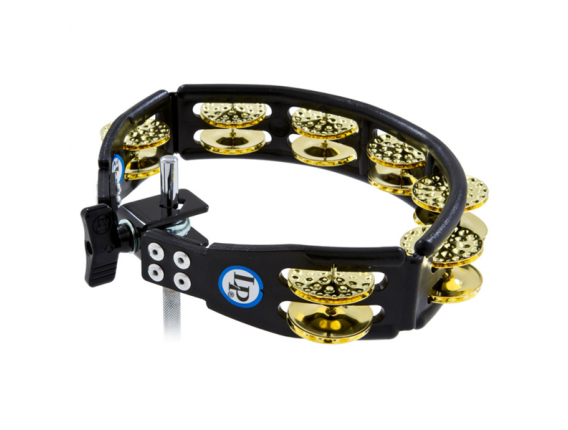 LATIN PERCUSSION LP179 - Tambourin Cyclop sur support, Cymbalettes en Laiton