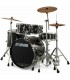 SONOR AQX BMS - Batterie Acoustique 5 pièces avec Hardware et Cymbales en Bronze B8 - Black Midnight Sparkle