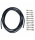 EVIDENCE AUDIO The Monorail 10 SIS Plugs Straight + câble 10 feet Black