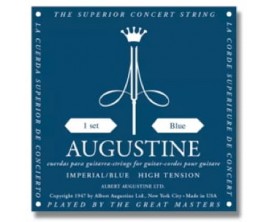 AUGUSTINE BLEUIMP - Jeu de cordes nylon/argent, série Imperial, Tirant fort