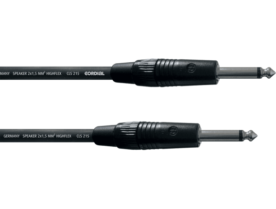 CORDIAL CPL3PP - Câble HP Jack/Jack 3m