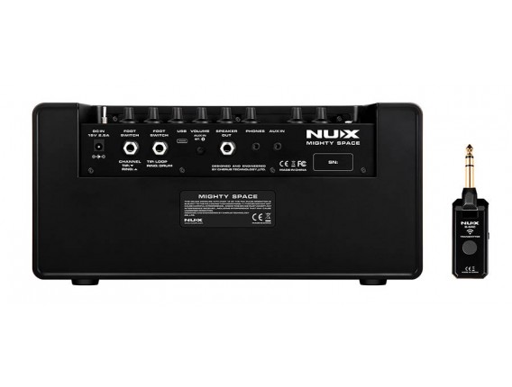 NUX MIGHTY SPACE - Ampli guitare 30 watts à modélisation, + système sans fil