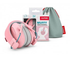 ALPINE Muffy Pink - Protection auditive enfants, casque isolant, rose*