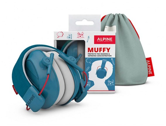 ALPINE Muffy Blue - Protection auditive enfants, casque isolant