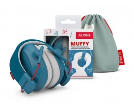 ALPINE Muffy Blue - Protection auditive enfants, casque isolant